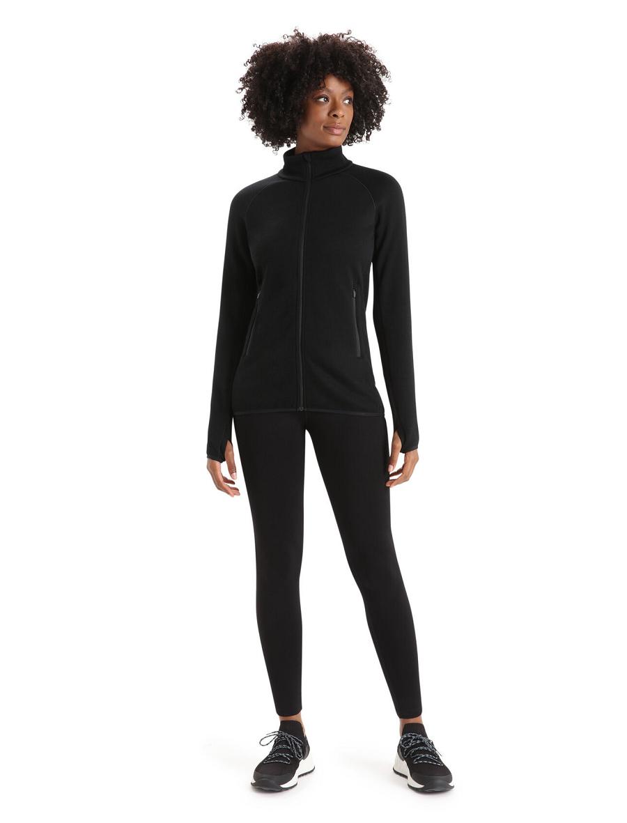 Base Layers Icebreaker Merino 260 Tech Thermal Leggings Femme Noir | FR 1925BEXC